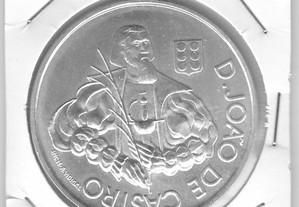 Moeda de 1000$00, em prata de D. João de Castro