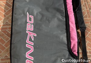 Saco de Transporte Acolchoado para Prancha de Surf Dakine, Preto/Rosa
