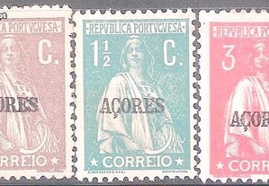 Selos Afinsa 164-165-167 Açores