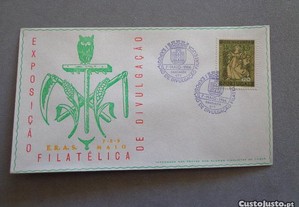Raro envelope I Exposição Filatélica de Divulgação