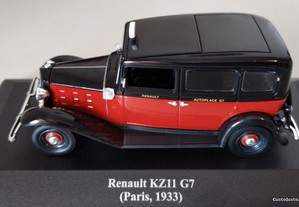 * Miniatura 1:43 Colecção "Táxis do Mundo" Renault KZ11 G7 (1933) Paris 2ª Série