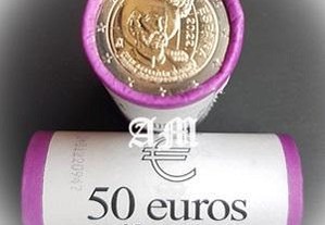 ESPANHA - 2 euros Rolos de moedas Juan Sebastian Elcano - AM