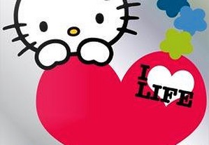 Cromos hello kitty- I Love Life