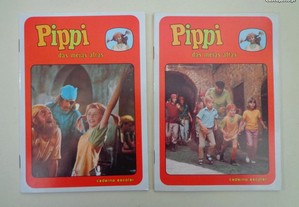 Antigos cadernos escolares - Pippi das meias altas