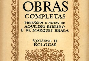 Obras Completas de Bernardim Ribeiro, Volume II