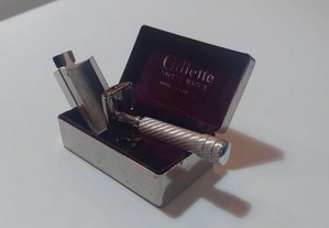 Gillette Aristocrat vintage com caixa lamina barbear