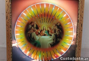 Quadro Iluminado "A Última Ceia"