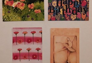 Cartões postais diversos para colecção