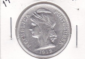 Moeda de $50 centavos de 1912 em prata