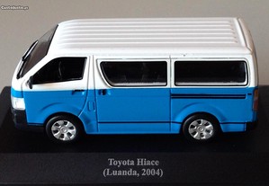 * Miniatura 1:43 Colecção "Táxis do Mundo" Toyota Hiace (2004) Luanda 2ª Série 