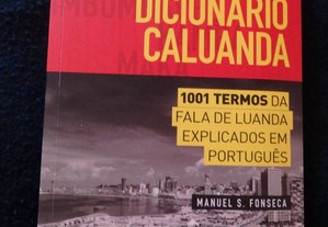 Livro "Pequeno Dicionário Caluanda" de Manuel S. Fonseca editor da Guerra & Paz