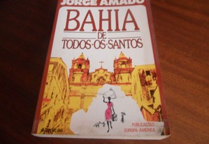 "Bahia de Todos-os-Santos" de Jorge Amado - 4ª Edição de 1987