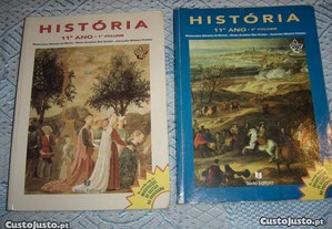 Livros de História 11º ano - 1º e 2º Volumes