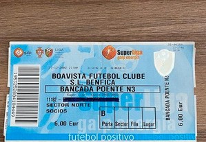 Bilhete de Futebol "Boavista x Benfica" 02/03