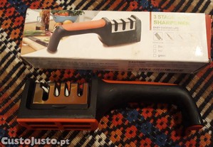 Afiador de facas - novo - portes inclu�dos