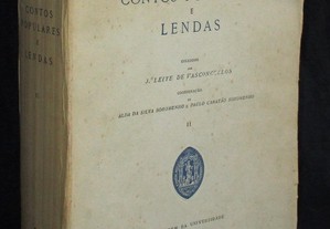 Livro Contos Populares e Lendas Volume II Leite de Vasconcelos