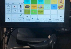 Caixa registadora (computador tátil)+impressora+ balança