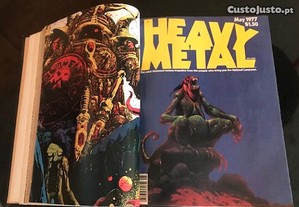 BD Revista Heavy Metal Magazine 1977 4 Volumes