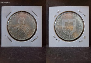 2 moedas de prata de 50 escudos 1969 e 1972