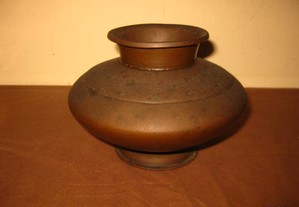 Antigo vaso jarra de unguentos em bronze séc XVIII