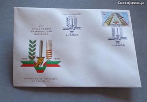 Raro envelope 40º Aniversário da Revolução Naciona