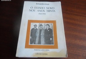 O Estado Novo nos Anos Trinta 1928-1938 de Fernand