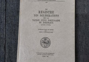 Le Registre Des Deliberations De La Nation Juive...-1981
