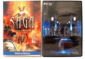 2 Jogos PC " Saga & Dark Fall " ( Ler descrição ).