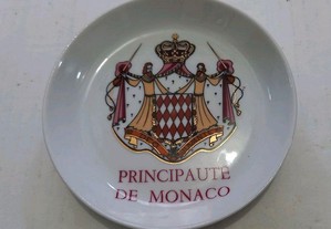 Porcelana, Brasão de Armas Monaco (RARO)