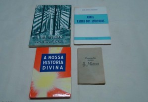 Vários livro de religião anos 50