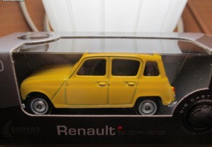 Renault 4 Miniatura Amarela 1:60 Oferta do Envio Ctt Normal