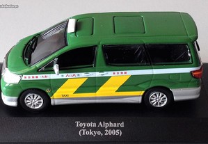 * Miniatura 1:43 Colecção "Táxis do Mundo" Toyota Alphard (2005) Tóquio 2ª Série