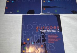 Três Livros de Matemática 10º ano da CONTRAPONTO