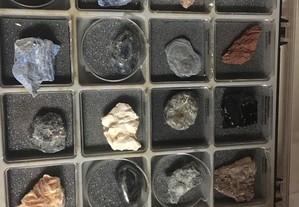 Coleção de minerais