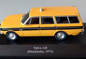 * Miniatura 1:43 Colecção "Táxis do Mundo" Volvo 145 (1973) Estocolmo 2ª Série 