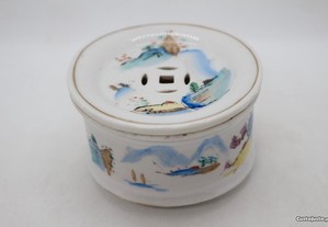 Caixa de Grilos Porcelana Chinesa Caligrafia XX