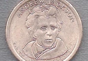 Moeda USA - Dollar 17 Presidente Andrew Jackson