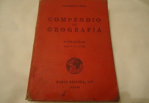 Livro Compêndio de Geografia 2 Ciclo 1954