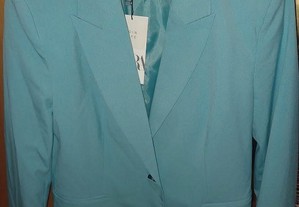 Blazer azul turquesa da Zara novo com etiqueta