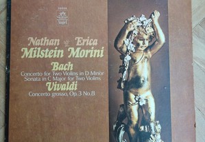 vinil: "Bach - Concerto for two violins in D Minor; Vivaldi - Concerto grosso"