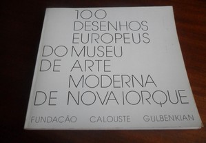 "100 Desenhos Europeus do Museu de Arte Moderna de Nova Iorque" - Edição de 1974