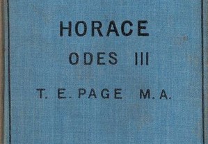 Odes III / Carminum Liber III de Horace / Q. Horatii Flacci