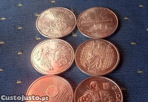 moedas 1000 escudos (6) prata