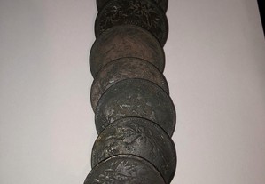 9 moedas 20 XX reis 1883