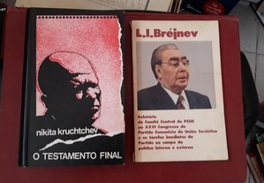 Obras de Nikita Kruchtchev e L.I. Bréjnev