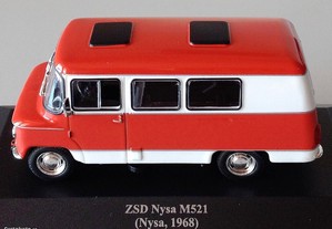 * Miniatura 1:43 Colecção "Táxis do Mundo" ZSD NYSA M521 (1968) Nysa 2ª Série 