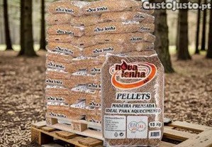 Pellets NovaLenha palete de 77 sacos de 15kg