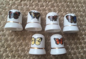 Dedais em porcelana,todos com borboletas