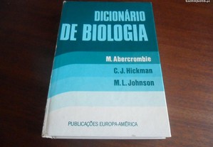 "Dicionário de Biologia de M. Abercrombie