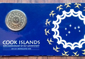 Moeda 1 Dólar 2015 Cook Islands - 5000 Exemplares